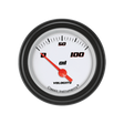 Velocity White 2 1/8" Oil Pressure VS81WBLF
