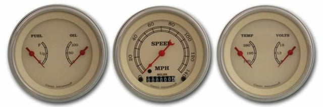 Classic Instruments analog dash gauge set