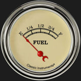 Classic Instruments Vintage 2 5/8" Fuel Gauge VT209SLF