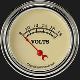 Classic Instruments Vintage 2 5/8" Volt Gauge VT230SLF