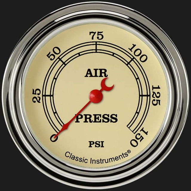 Vintage 2 5/8" Air Pressure Gauge VT318SLF