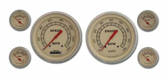 Classic Instruments analog dash gauge set