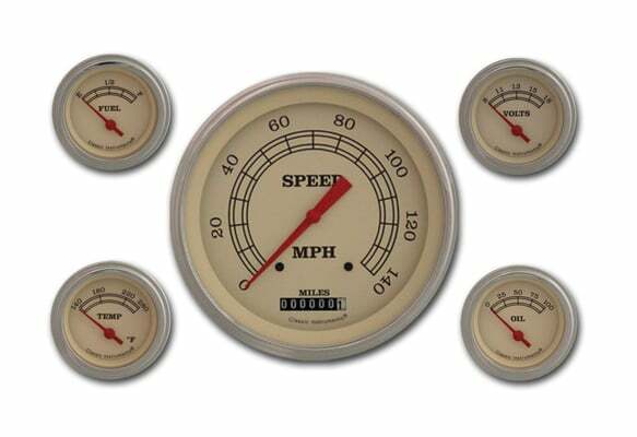 Classic Instruments analog dash gauge set
