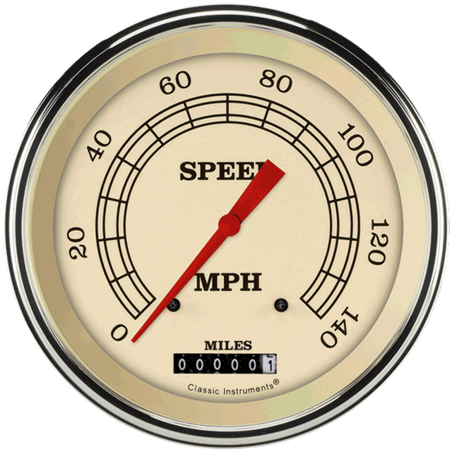 t Vintage 4 5/8" Speedometer VT56SLF Classic Instruments
