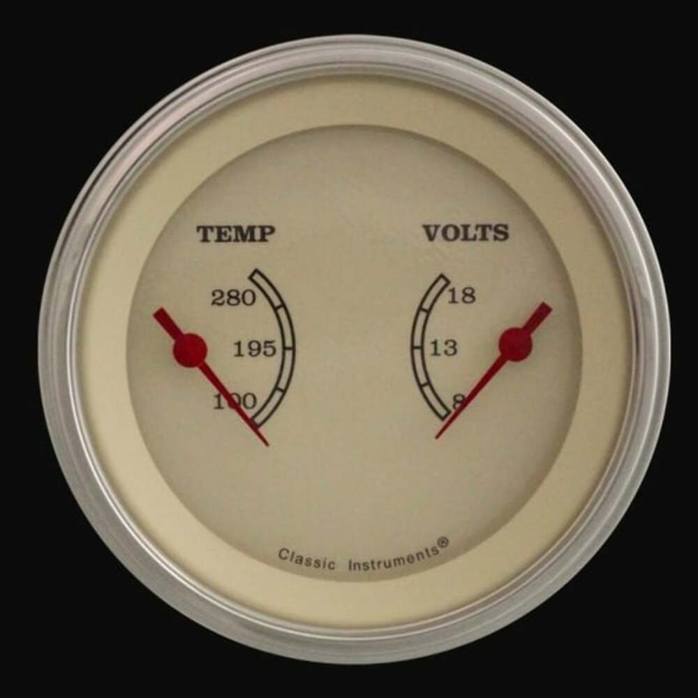 Classic Instruments Vintage 3 3/8" Dual VT74SLF