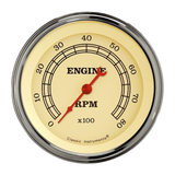 t Vintage 3 3/8" Tachometer VT80SLF Classic Instruments