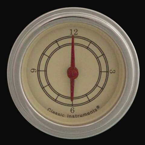 Classic Instruments Vintage 2 1/8" Clock VT90SLF