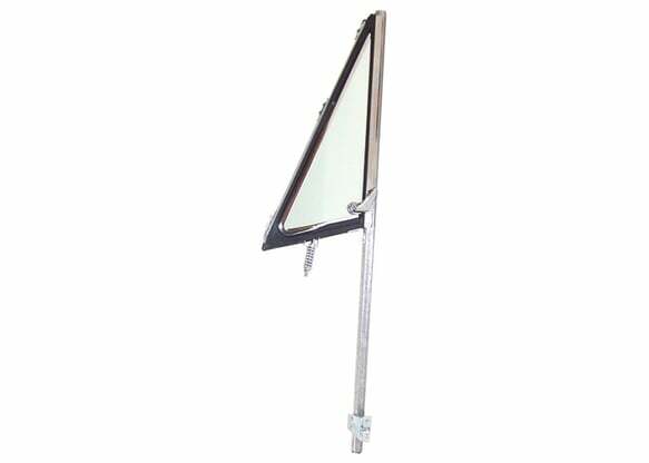 Fits 69-72 Chevrolet Blazer Vent Window Assembly-Chrome-Clear-Left VWA72LHCLEAR