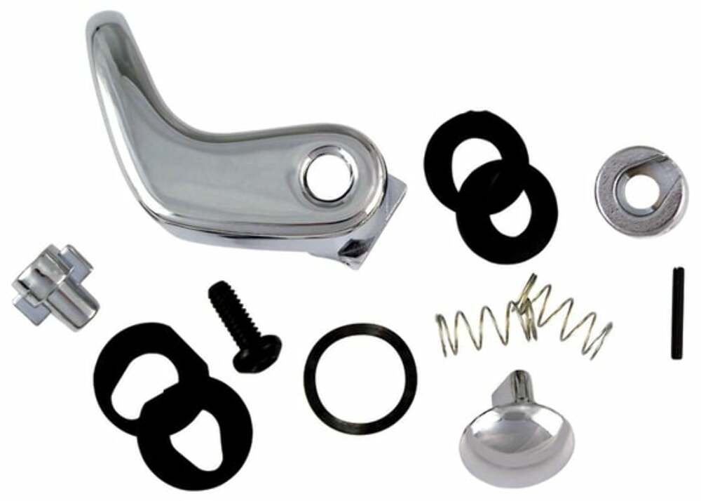 Fits 1988-1991 Chevrolet Blazer; Vent Window Handle Kit - Chrome VWK87CH-RH