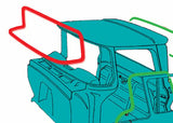Fits 1960-1963 Chevrolet C10 Panel; Windshield Seal W063000STANDARD