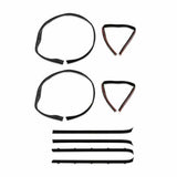 1989-1991 Chevrolet R1500 Suburban; Window Channel Set - Front Door