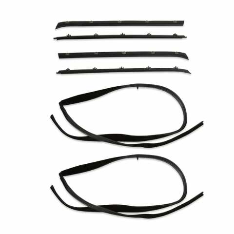 1989-1991 Chevrolet R1500 Suburban; Window Channel Set - Front Door