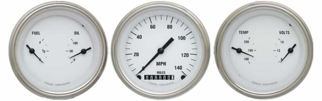 Classic Instruments analog dash gauge set