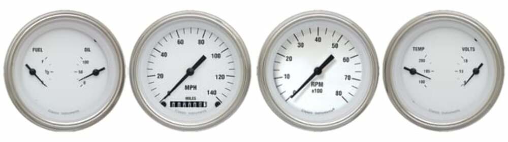 Classic Instruments analog dash gauge set