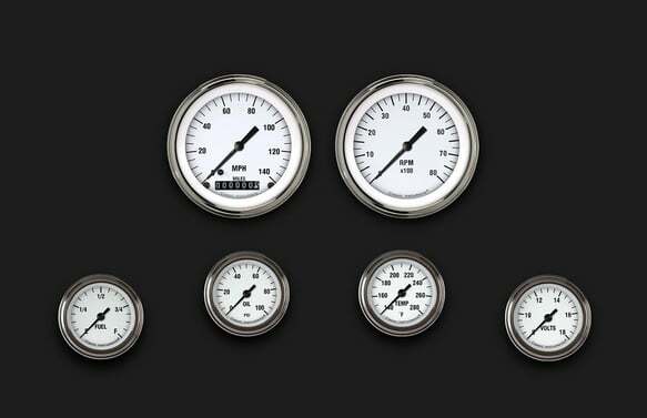 White Hot Six Gauge Set 101 WH101SLF