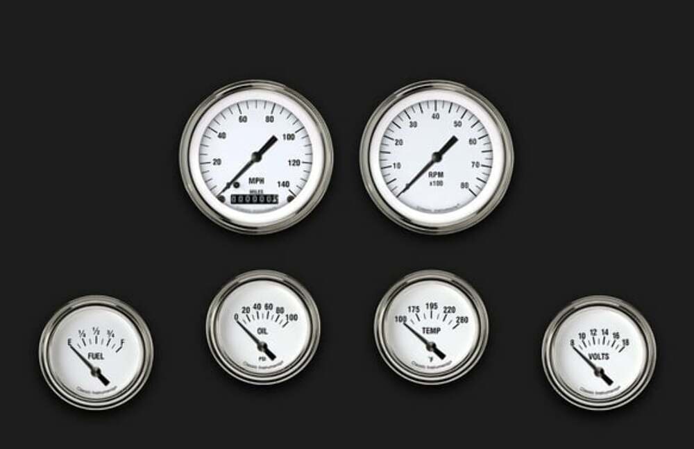 White Hot Six Gauge Set 201 WH201SLF