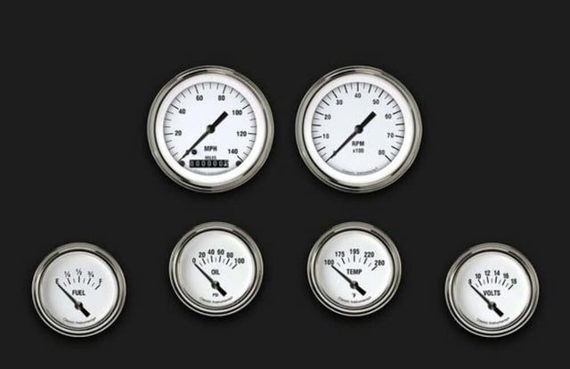 White Hot Six Gauge Set 201 WH201SLF