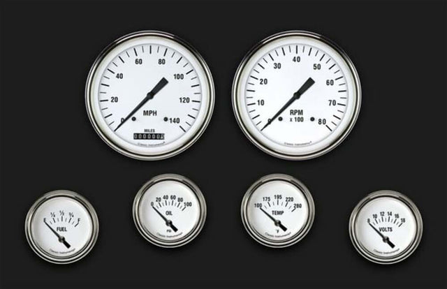 White Hot Six Gauge Set 251 WH251SLF