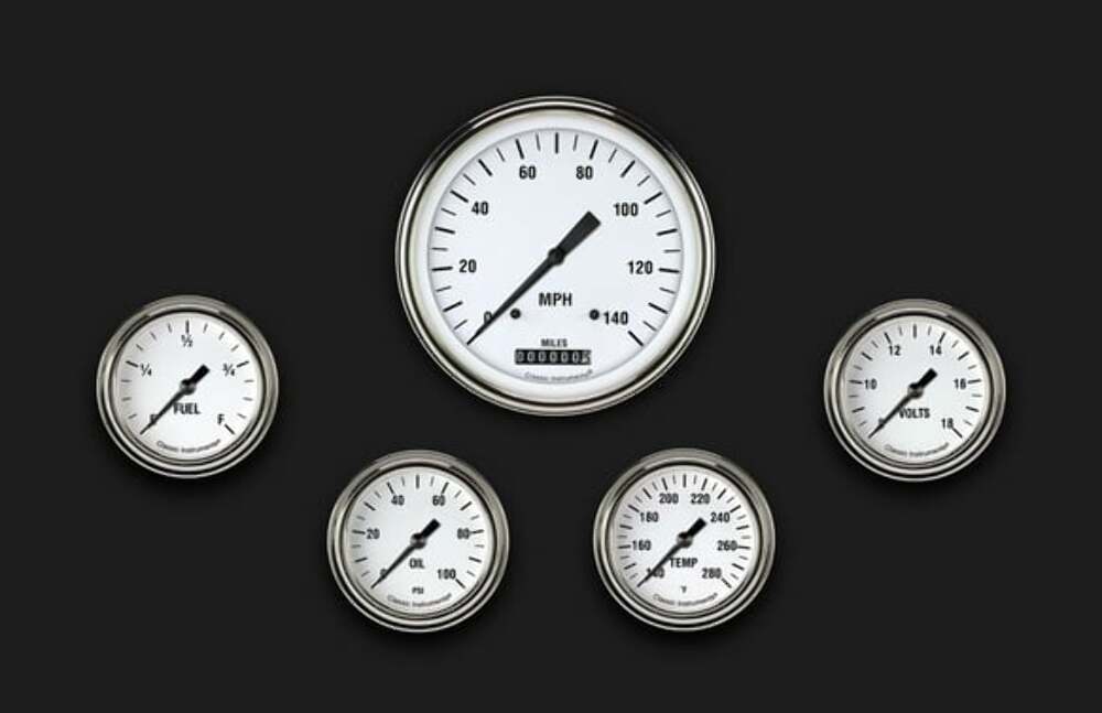 White Hot Five Gauge Set 354 WH354SLF