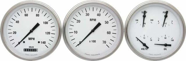 Classic Instruments analog dash gauge set