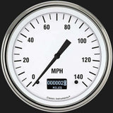 White Hot 4 5/8" Speedometer with Information Screen WH56DSLF