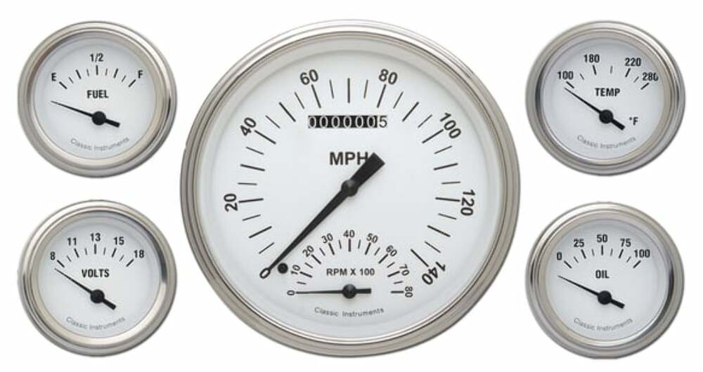 classic speedometer analog gauge