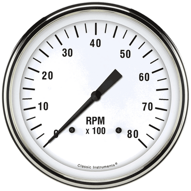 White Hot 4 5/8" Tachometer WH71SLF