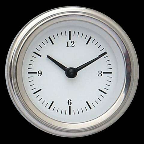 White Hot 2 1/8" Clock WH90SLF