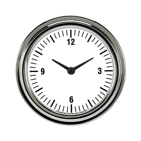 White Hot 2 5/8" Clock WH92SLF