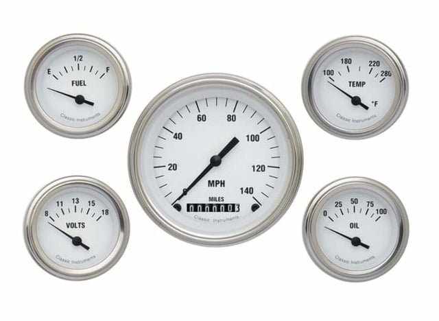 Classic Instruments analog dash gauge set
