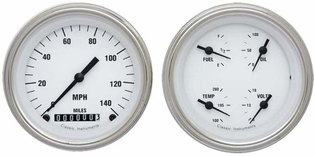 Classic Instruments analog dash gauge set
