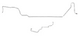 Brake Line for 2003-2005 Jeep Liberty Intermediate No ABS steel