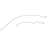 Intermediate Brake Line Kit for 94-01 Jeep Cherokee No ABS stainless steel