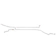Intermediate Brake Line Kit for 1981-1993 Dodge W250 long bed