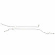 Intermediate Brake Line Kit for 1981-1993 Dodge W250 ABS 4WD long bed stainless steel