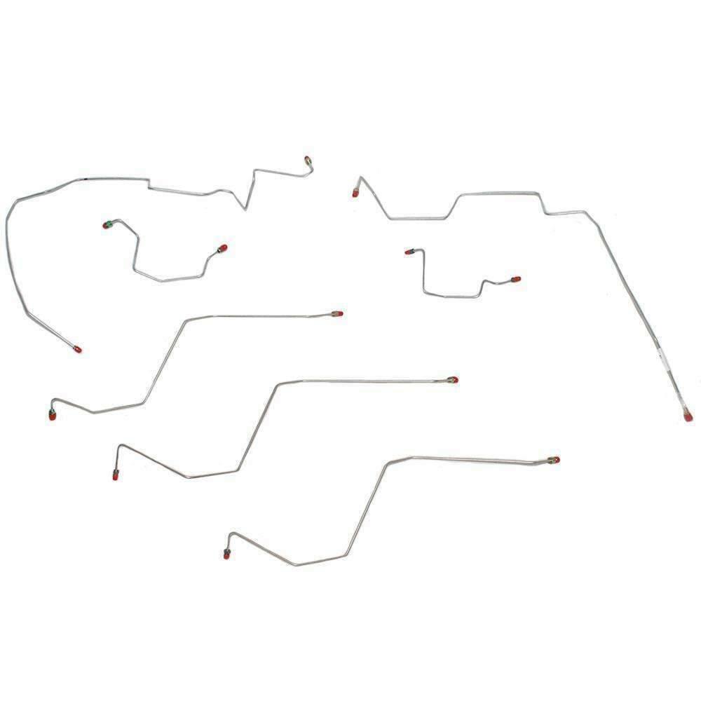 Front Brake Line Kit for 2002-2005 Dodge Ram 1500 AWABS ABS 4WD steel
