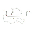 Front Brake Line Kit for 2013 03-05 Jeep Liberty No ABS steel