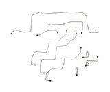 Front Brake Line Kit for 2002-2003 Dodge Durango R/T AWABS 4WD stainless steel