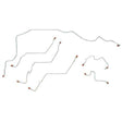 Front Brake Line Kit for 2003-2005 Dodge Ram 2500/3500 AWABS ABS 4WD steel