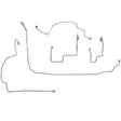 Front Brake Line Kit for 2007-2018 Jeep Wrangler JK steel