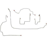 2007-18 Jeep Wrangler JK Front Brake Line Kit Stainless Steel WKT0701SS