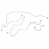 Front Brake Line Kit for 10-14 Dodge Ram 2500 4WD