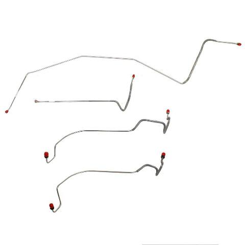 Front Brake Line Kit for 1989 Dodge D250 2WD