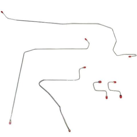 93-95 Jeep Wrangler Front Brake Line Kit No ABS Stainless Steel