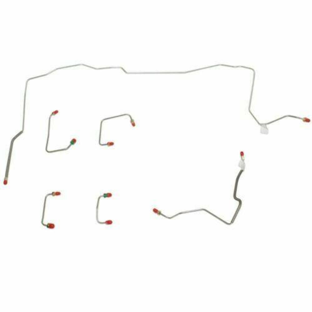 Front Brake Line Kit for 1994 Jeep Grand Cherokee AWABS 4WD disc brakes stainless steel