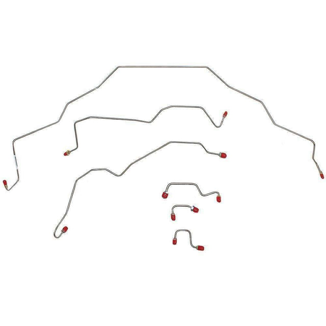 Front Brake Line Kit for 1995-1997 95-97 Dodge Ram 1500, 2500, 3500 ABS 2WD steel