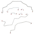 Front Brake Line Kit for 2013 95-97 Dodge Ram AWABS ABS 2WD steel