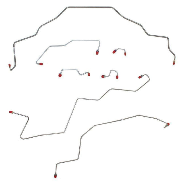 Front Brake Line Kit for 2013 95-97 Dodge Ram AWABS ABS 2WD steel