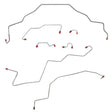 Front Brake Line Kit for 2013 95-97 Dodge Ram AWABS ABS 2WD stainless steel