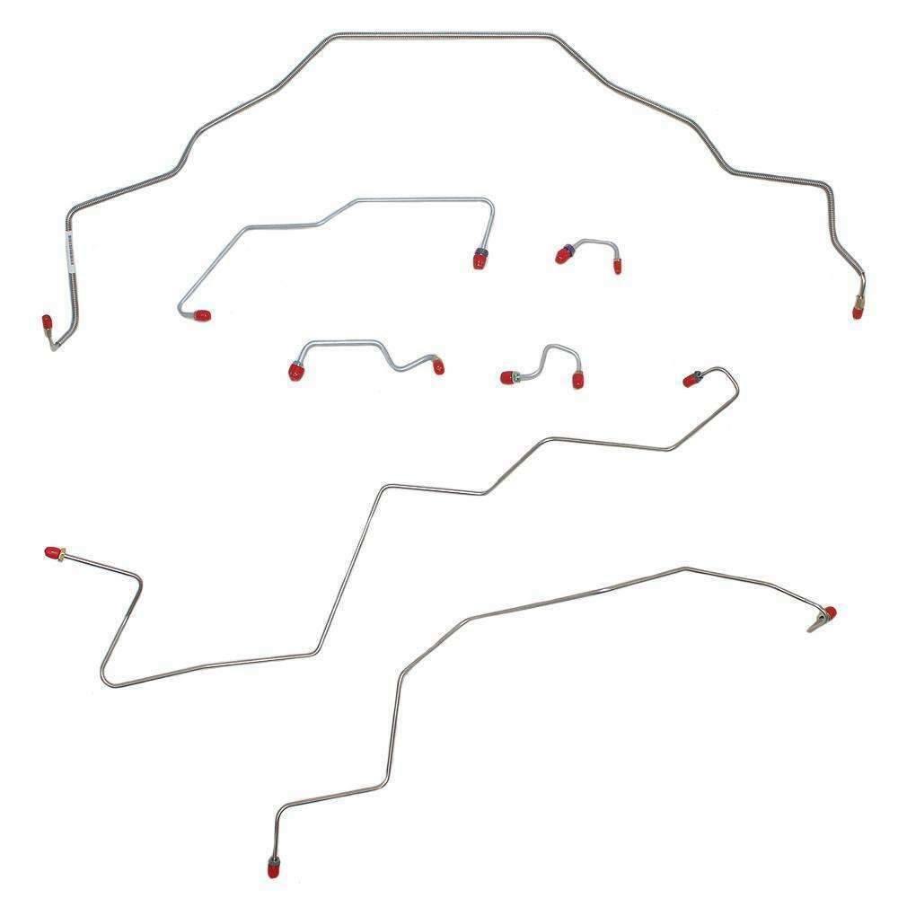 Front Brake Line Kit for 2013 95-97 Dodge Ram AWABS ABS 2WD stainless steel